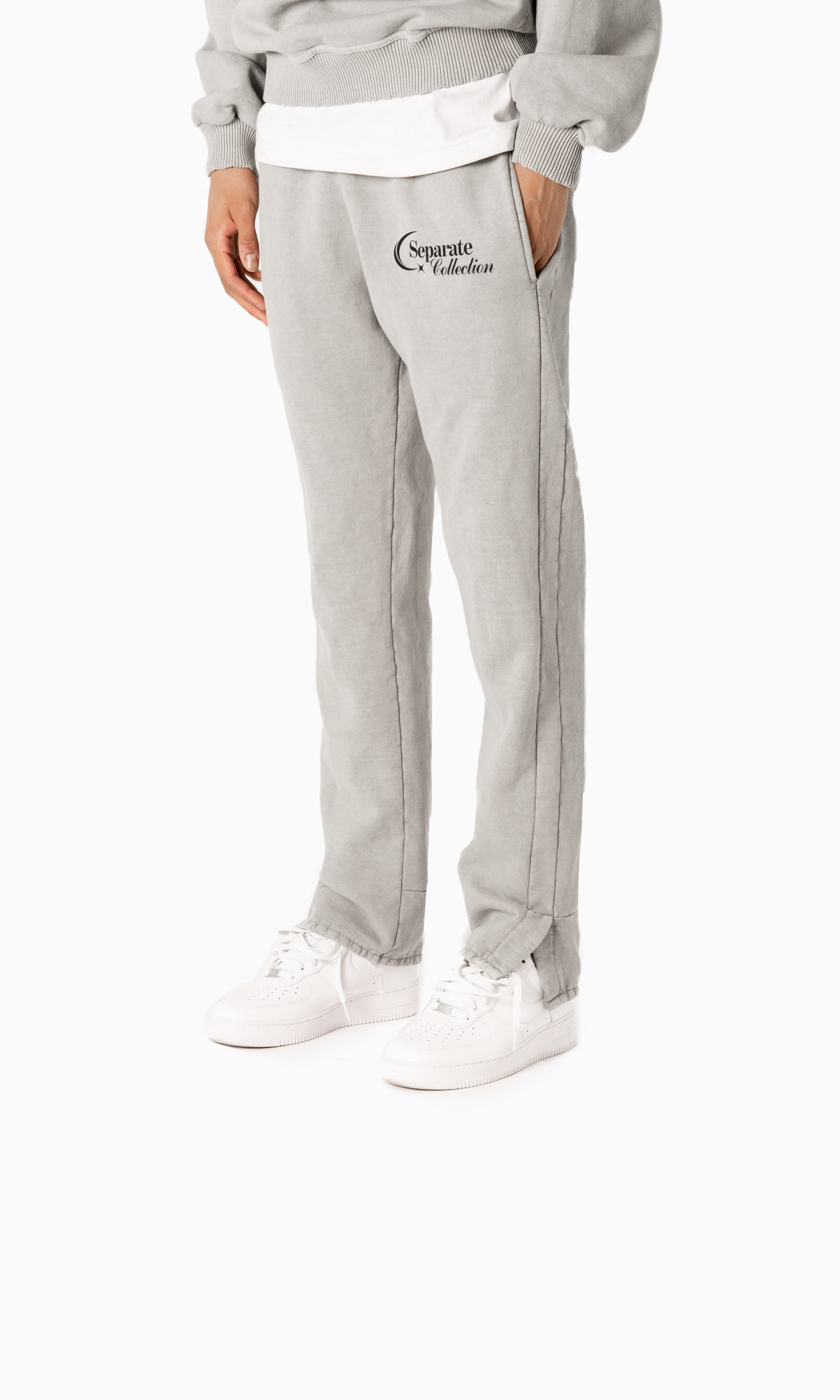 Separate Collection© Split Pants Moon Grey